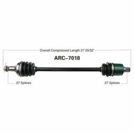 WIDE OPEN OE Replacement CV Axle for ARCTIC REAR WILDCAT 1000/X/4 ARC-7018
